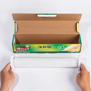 ฟิล์มห่ออาหาร แรปห่ออาหาร 30 ซ.ม.x 90เมตร .PEพลาสติกใส ใช้ห่อหุ้มอาหารได้ทุกชนิด ทั้งผัก ผลไม้ ปลา