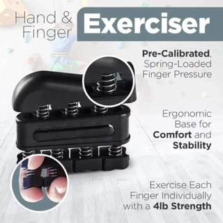 YELGIRLB เทรนเนอร์นิ้วมือ, Finger Strengthener แบบพกพานิ้วมือExerciser, คุณภาพสูงสําหรับ Musician Rock Climbing Strengthener Hand Grip ออกกําลังกายอุปกรณ์สําหรับ Forearm และมือ