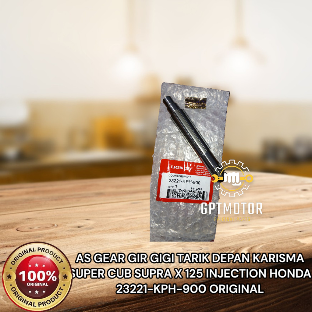 AS GEAR FRONT PULL GEAR KARISMA SUPER CUB SUPRA X 125 INJECTION HONDA 23221-KPH-900 ต้นฉบับ