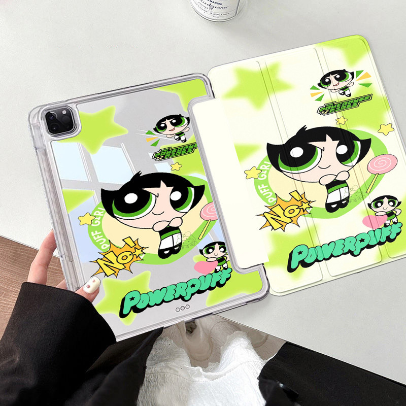 รูปแบบการ์ตูน เคสไอแพด for iPad Air4Air5Air6 gen10 gen7/gen8/Gen9 Gen5 GEN6 pro11 pro12.9 pro13 mini6/7 พร้อมที่ใส่ปากกา
