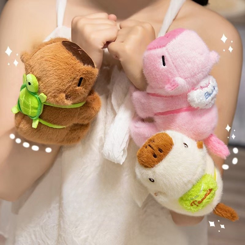 ตบสร้อยข้อมือชุด  ตุ๊กตานุ่มนิ่ม แพนด้าคาปิบาระตุ๊กตาตุ๊กตาต แฟชั่นน่ารัก ของเล่น ของเล่นแรคคูนน่ารัก ตกแต่งบ้าน แบบนิ่ม - รูปที่ 4