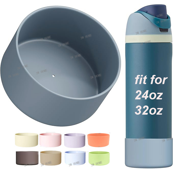 7.5 ซม./8.5 ซม.ขวดน้ําซิลิโคนด้านล่าง Boot owala24oz ซิลิโคน Boot ,32oz/40oz ขวดน้ําซิลิโคน Anti-Slip ป้องกันซิลิคอนด้านล่างสําหรับขวดสแตนเลส
