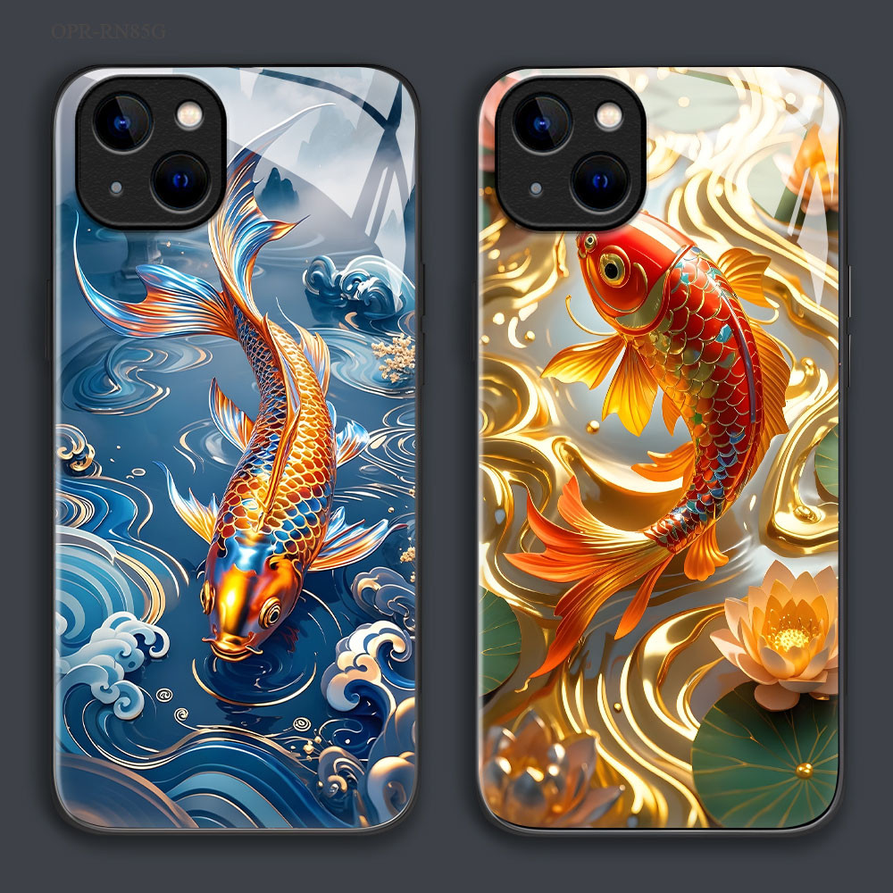 เคส For เคสแข็ง OPPO Reno 12 12F 11 11F 10 8 8T 8Z 7 7Z 6Z 6 5 4 2 4Z 2F F11 F9 F7 F5 Pro Youth 4G 5G ออปโป้ Glass BLK