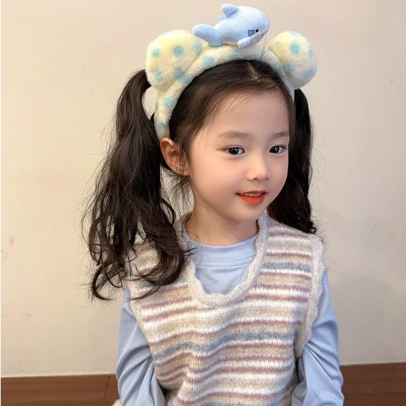 ที่คาดผมตุ๊กตาฉลาม ลายการ์ตูนน่ารัก ที่คาดผม เครื่องประดับผม แฟชั่นมาใหม่ - รูปที่ 4