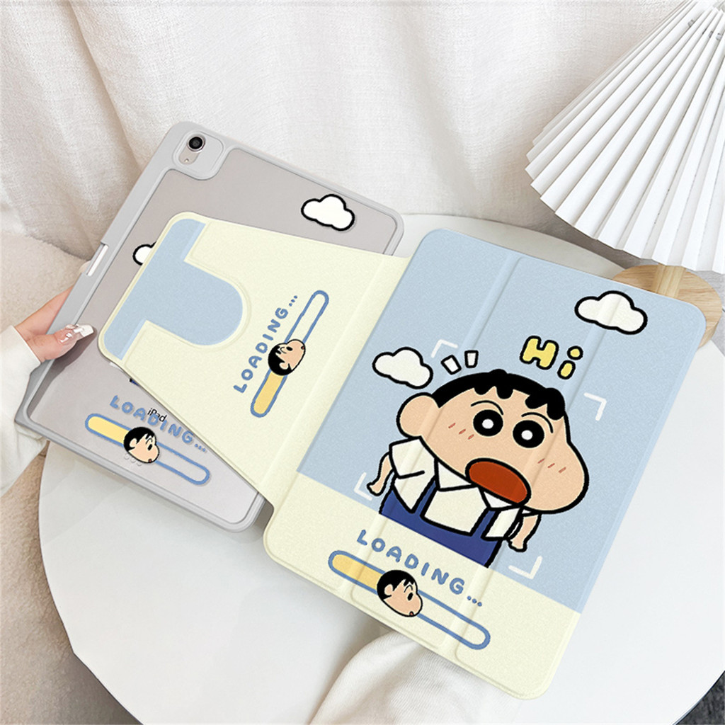 เคสสำหรับ ไอแพด หมุนได้ 360° สําหรับ เข้ากันได้สำหรับ gen10/gen11 Gen9 gen8 gen7 Pro11 2018-22 Air6/5 Air7 เคสipad แอร์6