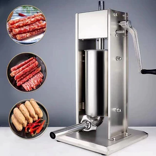 🔥เครื่องอัดไส้กรอก 2/5ลิตร🔥มาพร้อมเครื่องบดเนื้อ เครื่องยัดไส้กรอก แหนม sausage stuffer สแตนเลส เครื่องยัดไส้กรอก