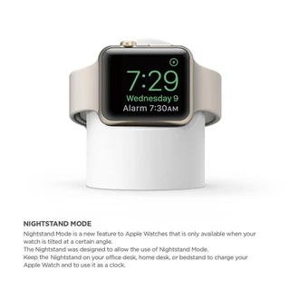 Ultra แท่นชาร์จยางอุปกรณ์เสริมสถานีชาร์จ for Apple Watch Ultra/SE 3 IWatch Series 11 10 9 8 7 49 46 45 44 42 40 38 มม