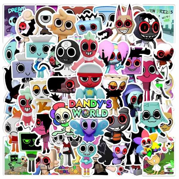 ♧50 สติ๊กเกอร์การ์ตูนโลกของ Dandys World แล็ปท็อปโทรศัพท์มือถือถ้วยน้ําสติ๊กเกอร์ diy✺