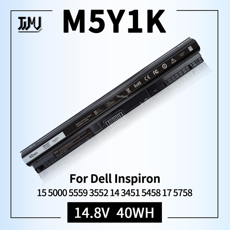 40WH M5Y1K 14.8V Battery for Dell Inspiron 14 15 17 5000 3000 Series 5559 3451 3558 3567 5755 5756 5