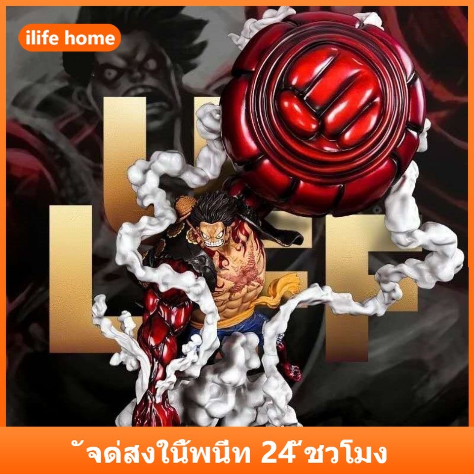 💥จัดส่งจากประเทศไทย💥22 ซม. ONE PIECE Luffy สี่จักรพรรดิคอสเพลย์ Action Figure รุ่น Q ตุ๊กตาของขวัญเด็กตกแต่งรถเครื่องประดับของเล่นคอลเลกชันตกแต่งบ้านประติมากรรมเค้กตกแต่ง Gacha