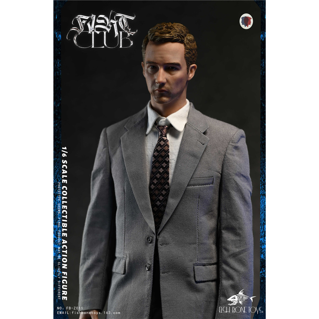 [Collection Boutique] Ready Stock FISH BONETOYS 1/6 Fighting Club Taylor Jack FB-Z010 Movable Soldie