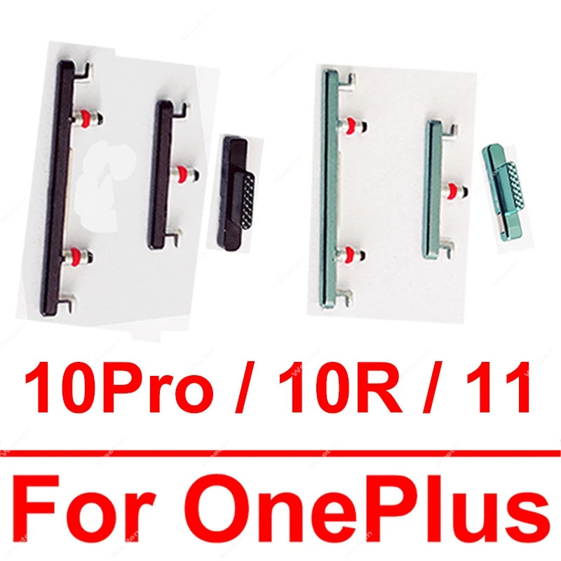 ปุ่มปรับระดับเสียงสำหรับ OnePlus Oneplus 1+ 10 Pro 10 pro 10R 11 เปิด ปิด ปุ่มปรับระดับเสียง + ปุ่มปิดเสียงด้านข้าง