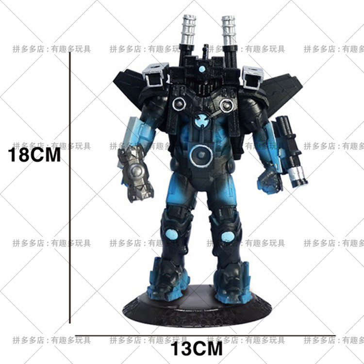 โมเดลฟิกเกอร์ Mecha Titan ของ Skibidi Toilet Multiverse ดาบคู่ สามตัว - รูปที่ 6