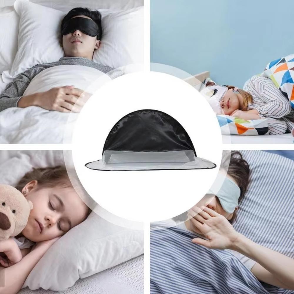 โนวาบาย ฝาครอบไล่ยุงใบหน้า,ระบายอากาศพับมุ้งกันยุงใบหน้า,สิ่งทอที่บ้านขนาดใหญ่ตาข่ายน้ําหนักเบาแสงปิดกั้นหัวเต็นท์คืน - รูปที่ 3