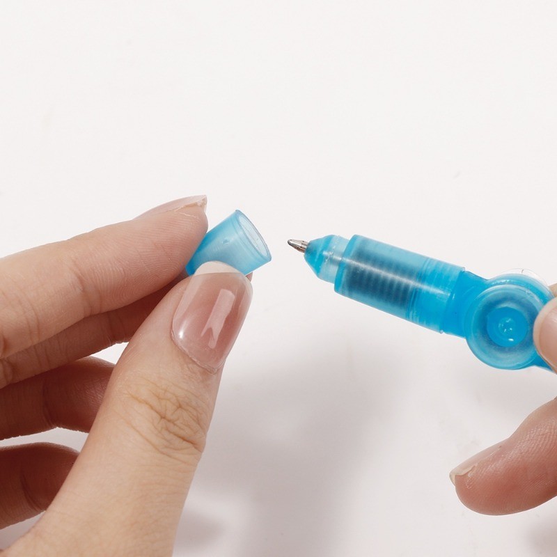 1/4 ชิ้น LED Spinning ปากกาลูกลื่น - Spinner ความเครียดบรรเทาของเล่น - เด็กนักเรียนเครื่องเขียนอุปกรณ์ - เรืองแสงในที่มืด, ความแปลกใหม่, ตลก - Luminous Gyro ปากกา