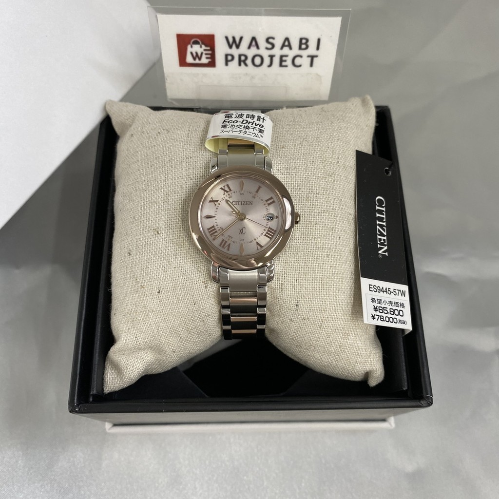 [Authentic★Direct from Japan] CITIZEN ES9445-57W Unused xC Eco Drive Sapphire glass Pale pink Women Wrist watch นาฬิกาข้อมือ