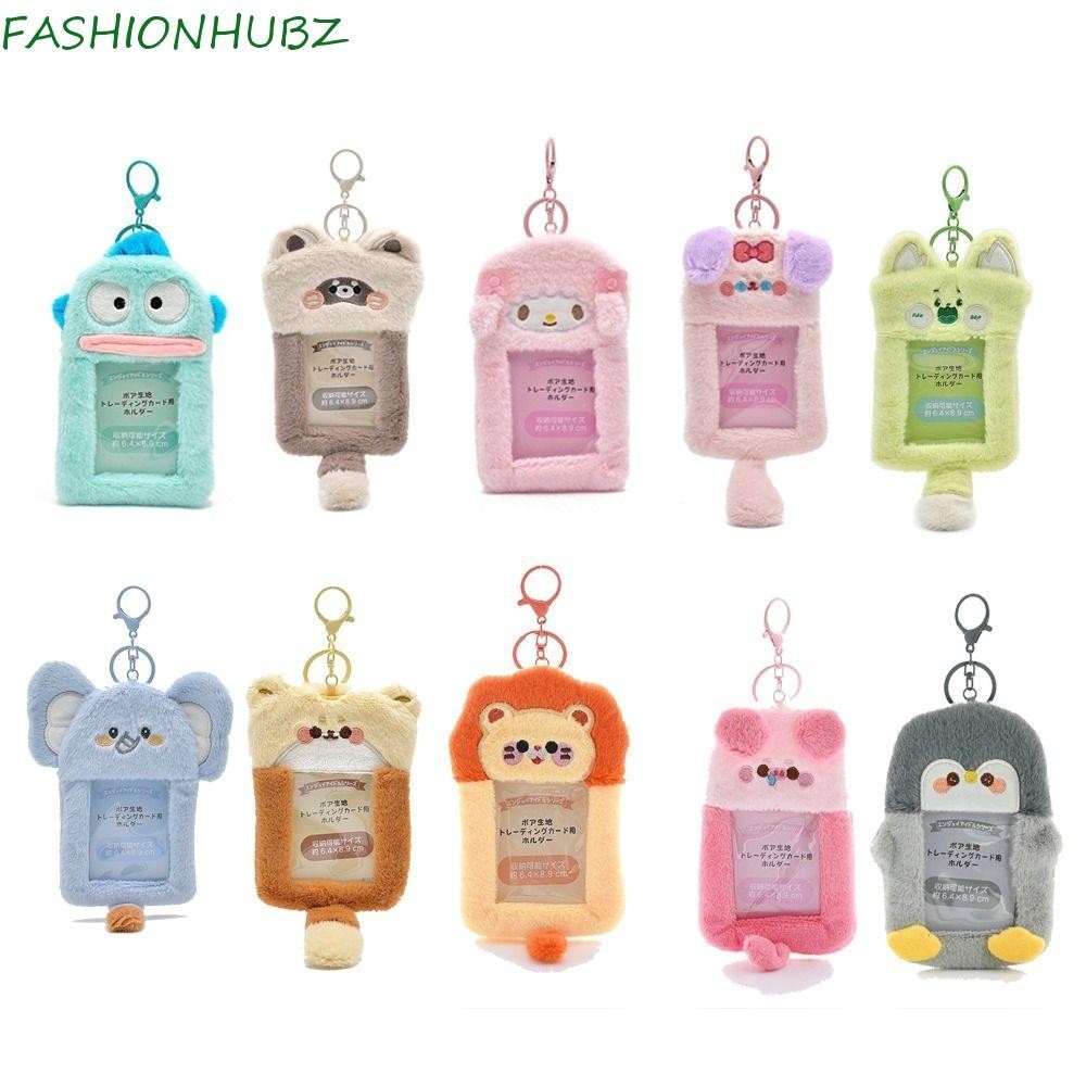 Fashionhubz ที่ใส่โฟโต้การ์ด การ์ตูนสัตว์ ไอดอล มายเมโลดี้ เกาหลี ตุ๊กตาโฟโต้การ์ด ที่ใส่บัตรรถบัส น่ารัก HANGYODON สไตล์เกาหลี สําหรับผู้หญิง