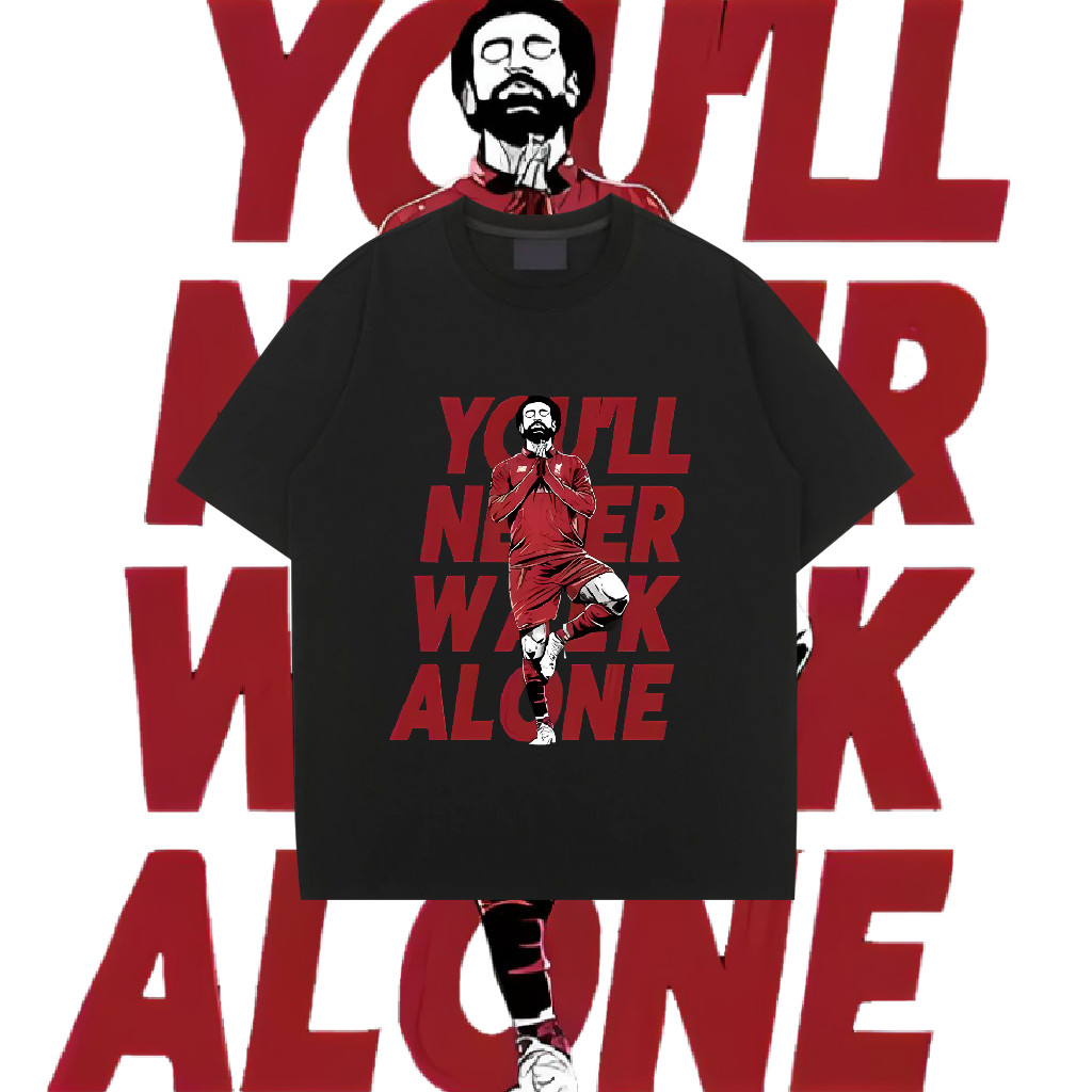เสื้อ Mohamed Salah Liverpool LFC Firmino สีดํา สีขาว สําหรับผู้ชาย และผู้หญิง S-3XL