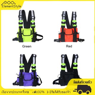 [ElementStyle.th] กระเป๋าคาดอก ผ้าออกซ์ฟอร์ด สะท้อนแสง สไตล์…