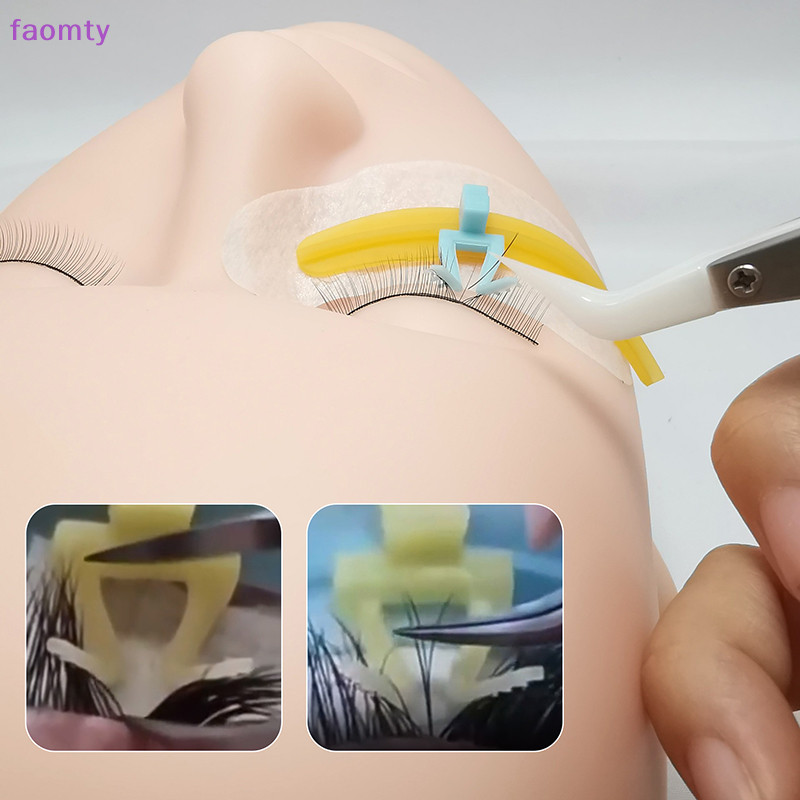 Faomty แผ่นซิลิโคนแยกขนตาปลอม แบบมืออาชีพ สําหรับผู้เริ่มต้น
