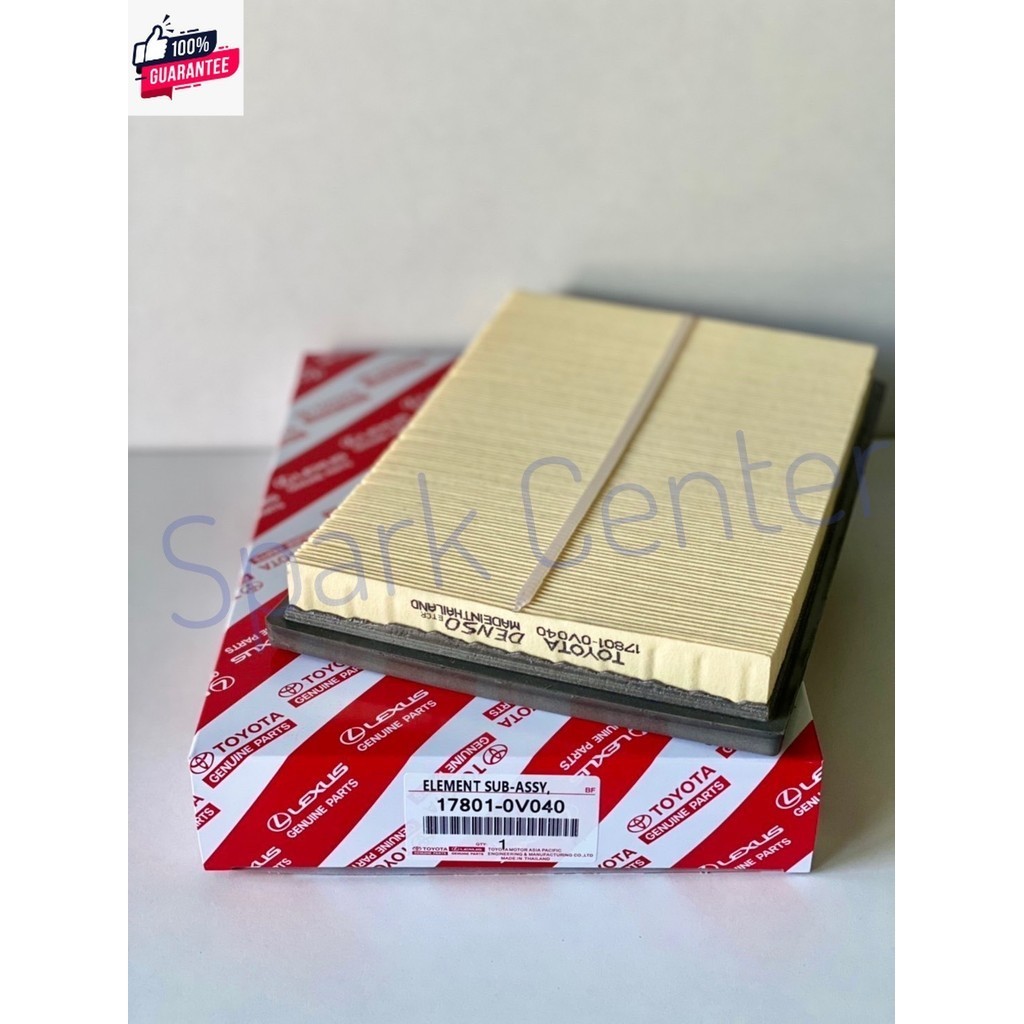 กรองอากาศ Camry ACV50 ACV51 ASV50 AHV50 year12-18 เครื่อง 2AR-FXE 6AR-FSE เอร์แท้ 17801-0V040/17801-