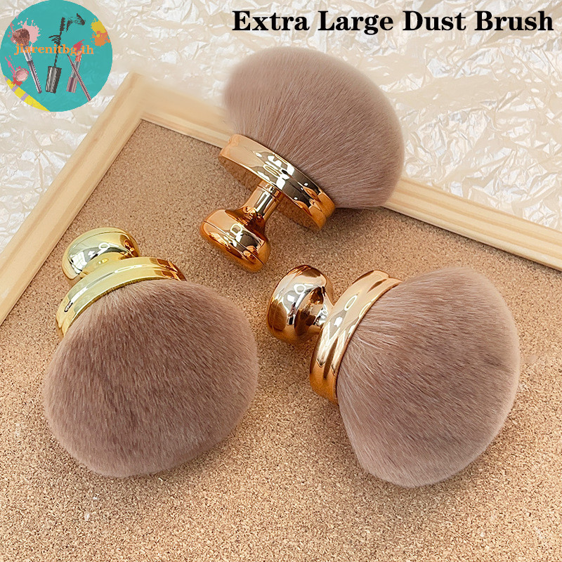 Renbg 1PCS Professionals เล็บ Art เห็ดแปรงรอบสีเจลฝุ่นทําความสะอาด Make Up แปรงอุปกรณ์แต่งเล็บเครื่องมือ TH