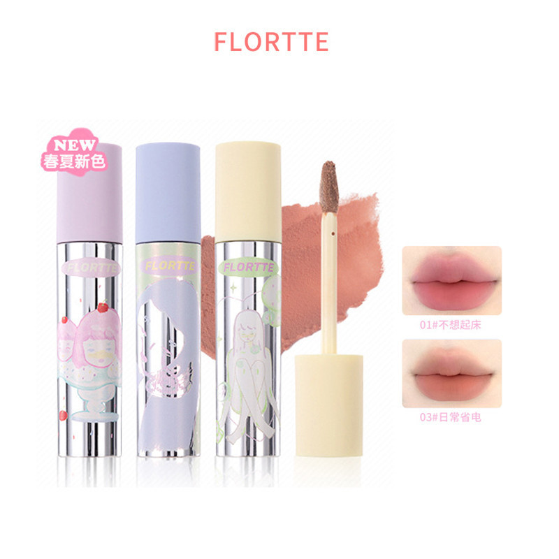 Flotte Floria Wackky Cream Lip Cream Lip Mud Lip Glaze Matte ลิปสติก