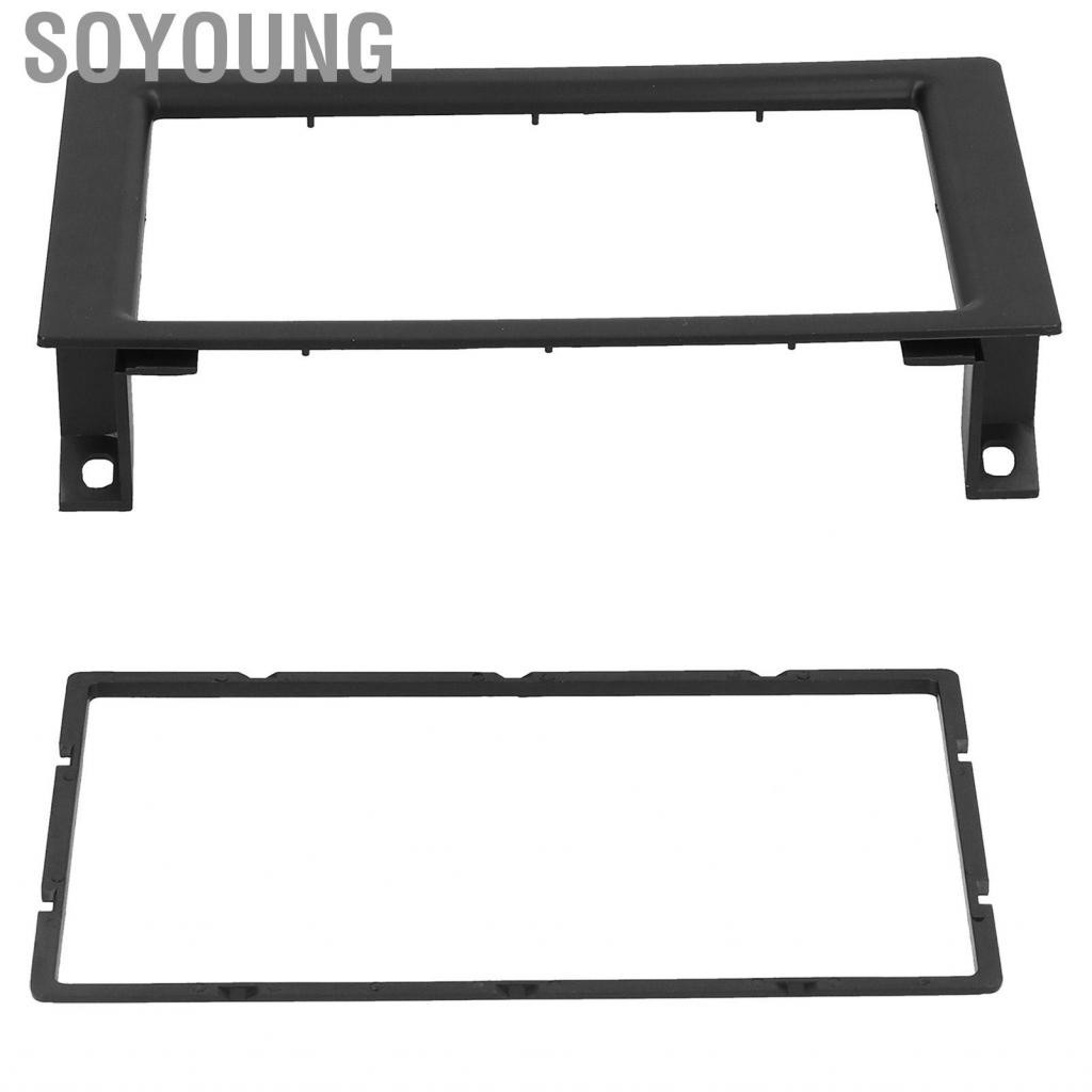 Soyoung Dash Panel Surround  Facia Trim Central Control DVD 2DIN for Car Replacement Saab 9‑3 2007‑2010