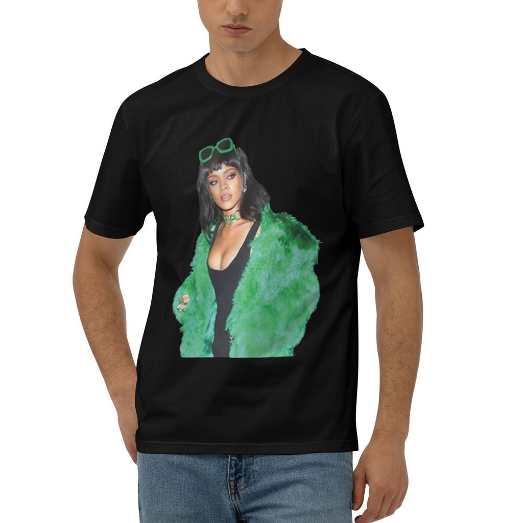 Rihanna เสื้อยืดแฟชั่น Diy สําหรับผู้ชาย