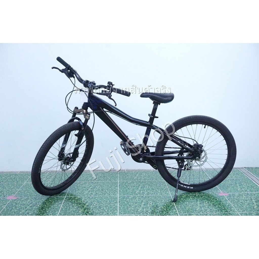 จักรยานเสือภูเขาญี่ปุ่น - ล้อ 24 นิ้ว - มีเกียร์ - มีโช๊ค - Disc Brake - Khong Shred 2-4 - สีดำ [จักรยานมือสอง]