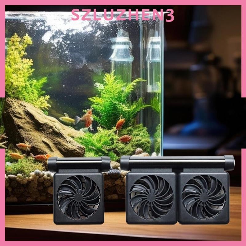 [Szluzhen3 ] ถังปรับมุมสําหรับ Aquarium Aquarium Aquarium Water Cooling Fan Tank Cold Wind Chiller