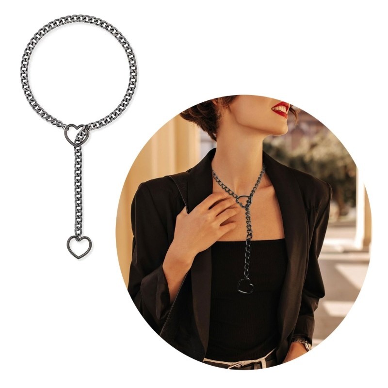 Unstop* Stylish Punk Gothic Necklace Chain Necklace AdjustablePerfect for Date Nights