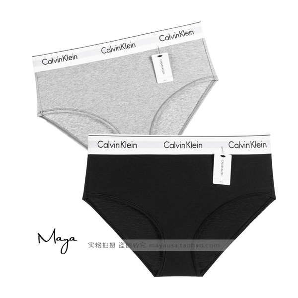 กางเกงใน ck กางเกงใน MAYA American Calvin Klein CK กางเกงในผู้หญิง Modal Cotton Bikini เอวสูง QF6280