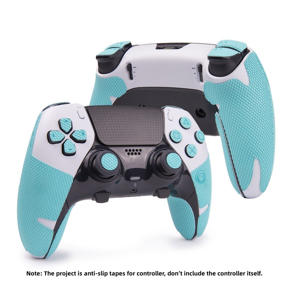 TALONGAMES Controller Grip Tape เข้ากันได้กับ Playstation 5 DualSense Edge,Buttons,กันลื่น (สีน้ําเง
