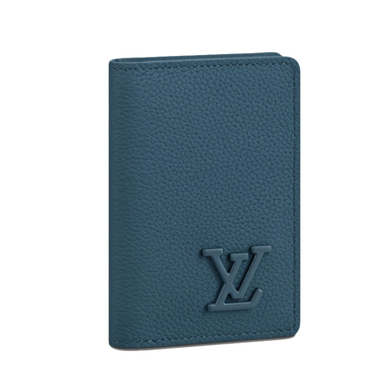 [Huabei Phase 3 Interest Free] LV/Louis Vuitton Men's New Cowhide Short Pocket Wallet M81027