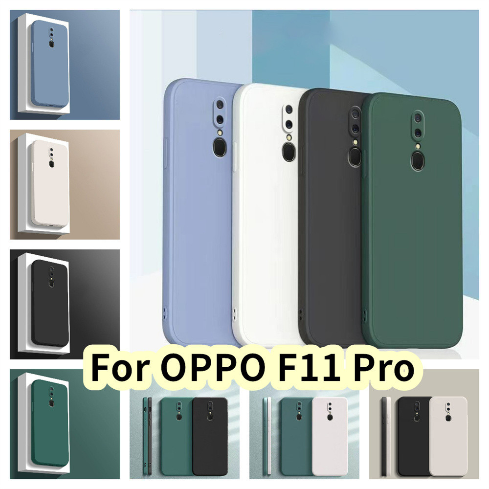 【 Yoshida 】 สําหรับ OPPO F11 Pro Silicone Full Cover Case Antifouling Case Cover