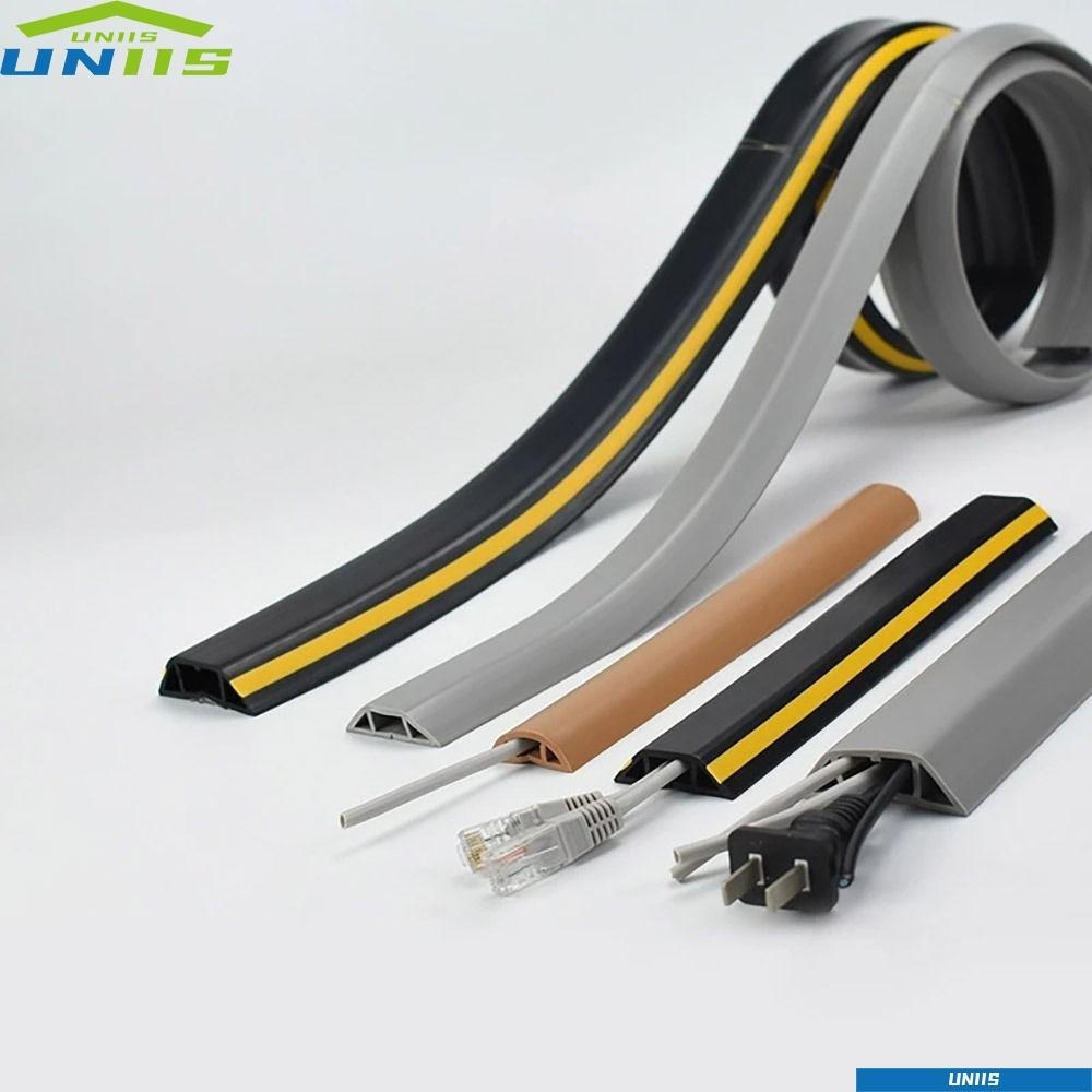 Unis ฝาครอบสายไฟชั ้ น Self-Adhesive Hider ครอบคลุม Wire Organizer ช ่ องเสียบสายไฟไฟฟ ้ า Extension สายไฟ Duct Protector