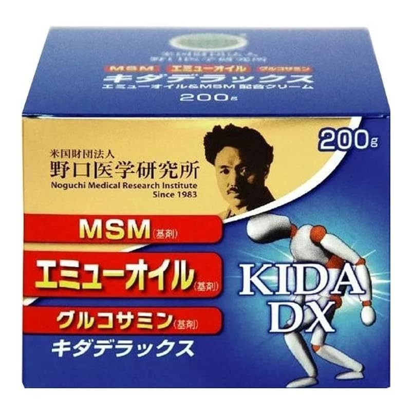 Noguchi Medical Research Institute Kidaradux Emu Oil &amp; MSM Cream 200g