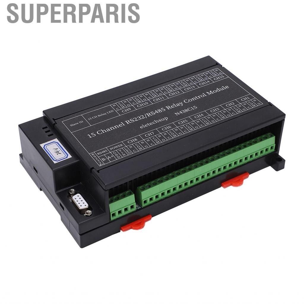 Superparis Serial Switch Control Board Relay Module 6 Instructions for Electronics