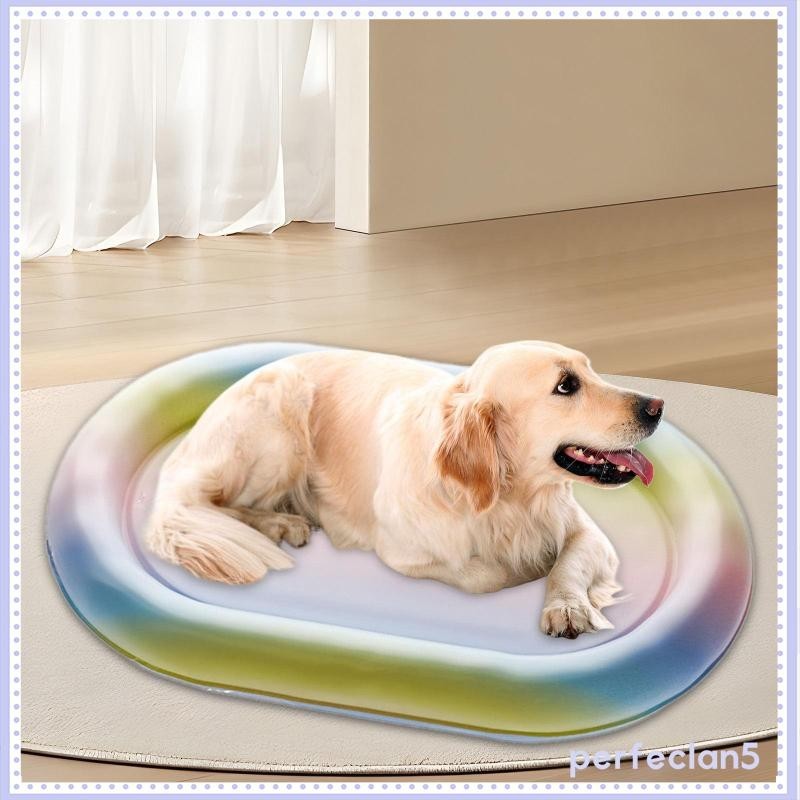 [Perfeclan5 ] Cooling Dog Bed Pet Mat น ่ ารักสบายแบบพกพา Mat Pet Cat Cooling