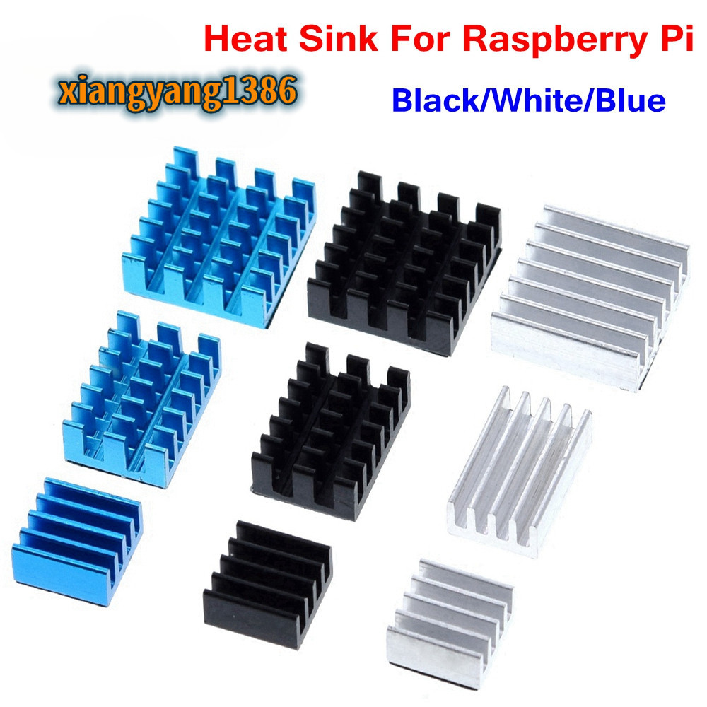 สําหรับ Raspberry Pi 4 ความร้อน 3pcs Raspberry Pi 4B อลูมิเนียมฮีทซิงค์หม้อน้ํา Cooling Kit Cooler ส