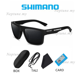 SHIMANO ชิมาโน่ ยูวี400 แว่นกันแดดโพลาไรซ์ขี่จักรยานเดินป่าตั้งแคมป์เหมาะสําหรับผู้ชาย