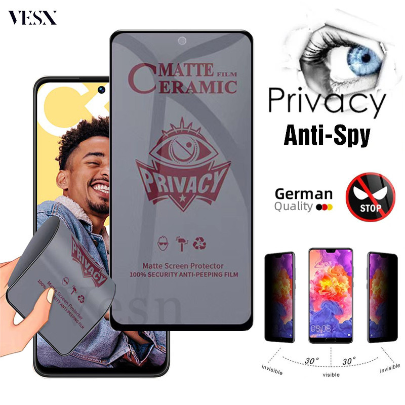เต็มจอ ฟิล์มกันเสือก ฟิล์มเซรามิก Realme C75 C71 C65 C67 C51 C53 C55 C35 C33 C30s C30 C31 C25 C25y C