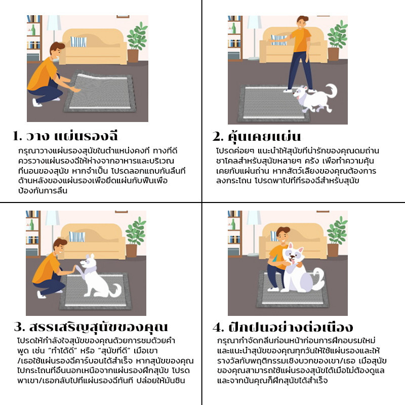 AimayaPet  แผ่นรองฉี่สุนัข รุ่นชาโคล แผ่นรองฉี่แมว ยถ่านหินคาร์บอน ดูดกลิ่นดี ต่อต้านแบคทีเรีย S M L XL - รูปที่ 2