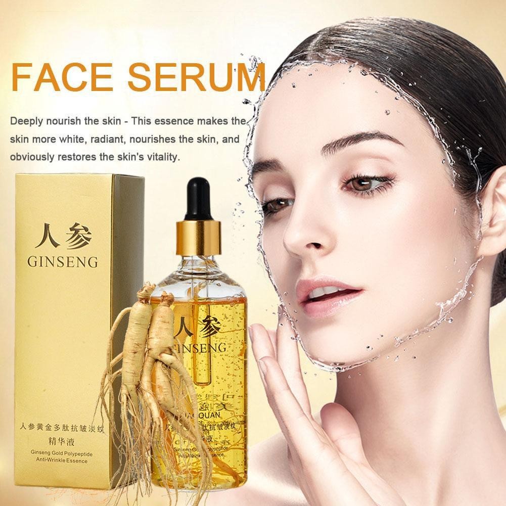 Polypeptide Anti-Ageing Essence Face Care Serum Ginseng Essence Polypeptide Anti-Wrinkle และ Lightening Essence