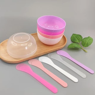 ความงามหน ้ ากากเครื ่ องมือ 2 ชิ ้ นชุดสปาแอปพลิเคชั ่ นหน ้ ากากชาม Stick ชุดหน ้ ากาก Stick ชามพลาสติก