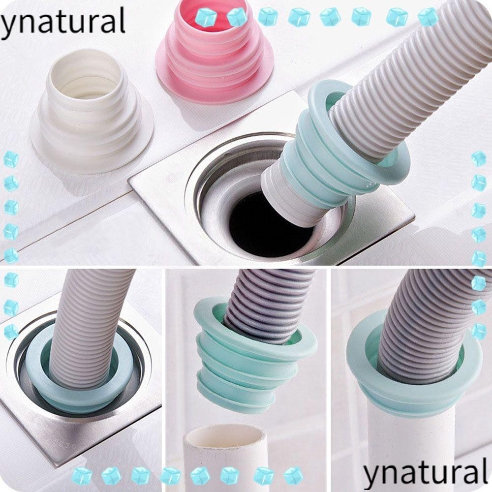 Ynatural ท ่ อระบายน ้ ําท ่ อซีลแหวนในครัวเรือนแมลงท ่ อ Connector ซักผ ้ า|ฝาครอบซีล