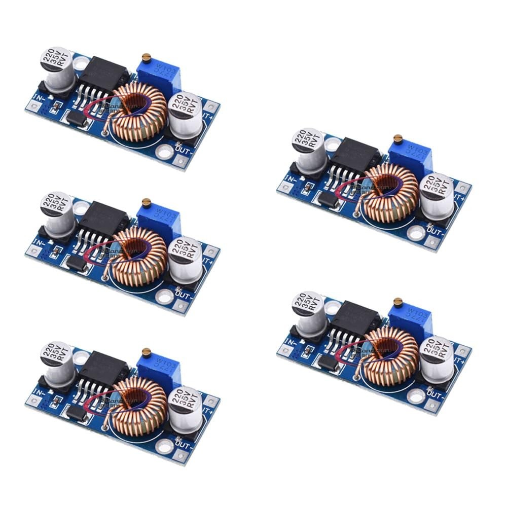 5PCS 5A DC โมดูลจ่ายไฟ XL4005 แรงดันไฟฟ้าเสถียร