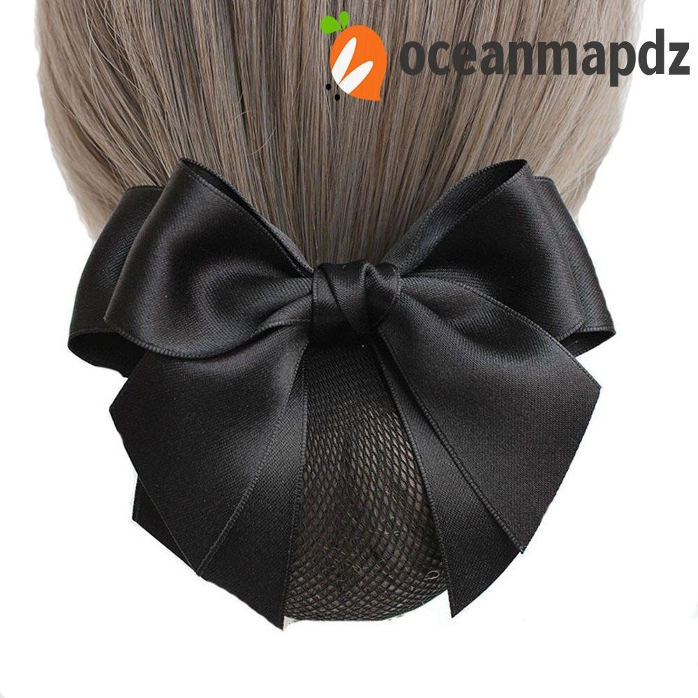 Oceanmapdz ผู ้ หญิงฤดูใบไม ้ ผลิคลิป Headwear Vintage โรงแรมพยาบาลสําหรับสาวหญิง Hairgrips ฝาครอบสุทธิ
