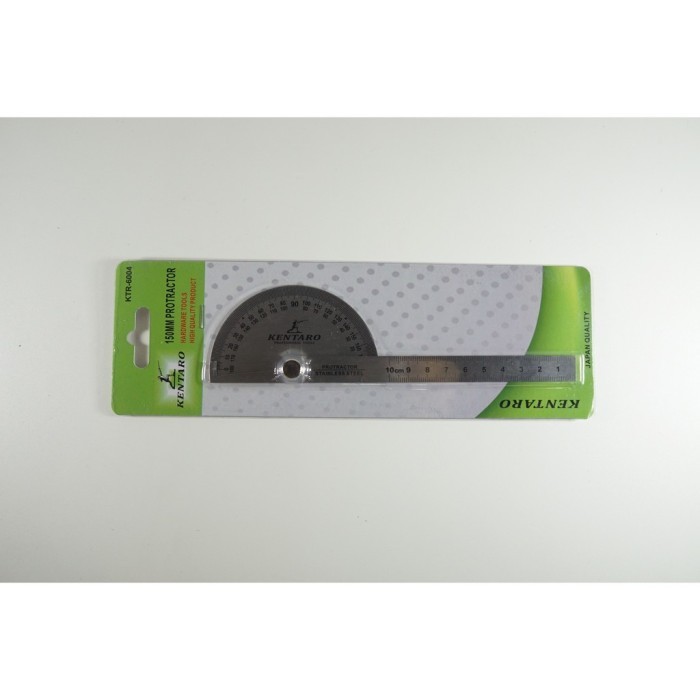 KENTARO RULER 6" inc DEGREE PROTRACTOR JAPAN QUALITY